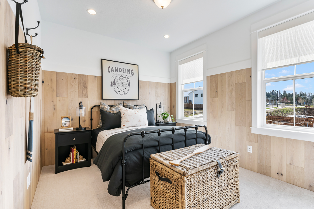 Donovan Basement Farmhouse Bedroom