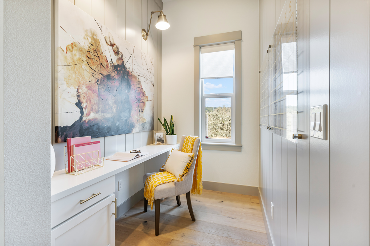 Donovan Basement Farmhouse Office