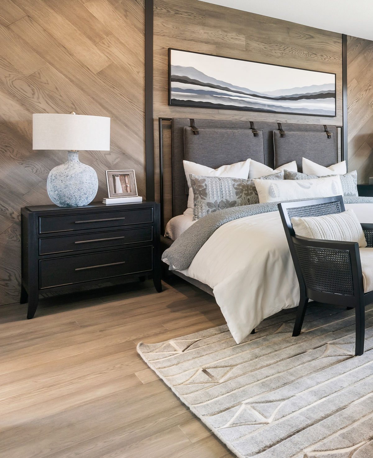 Springhill Basement Contemporary Bedroom by Envision Interiors