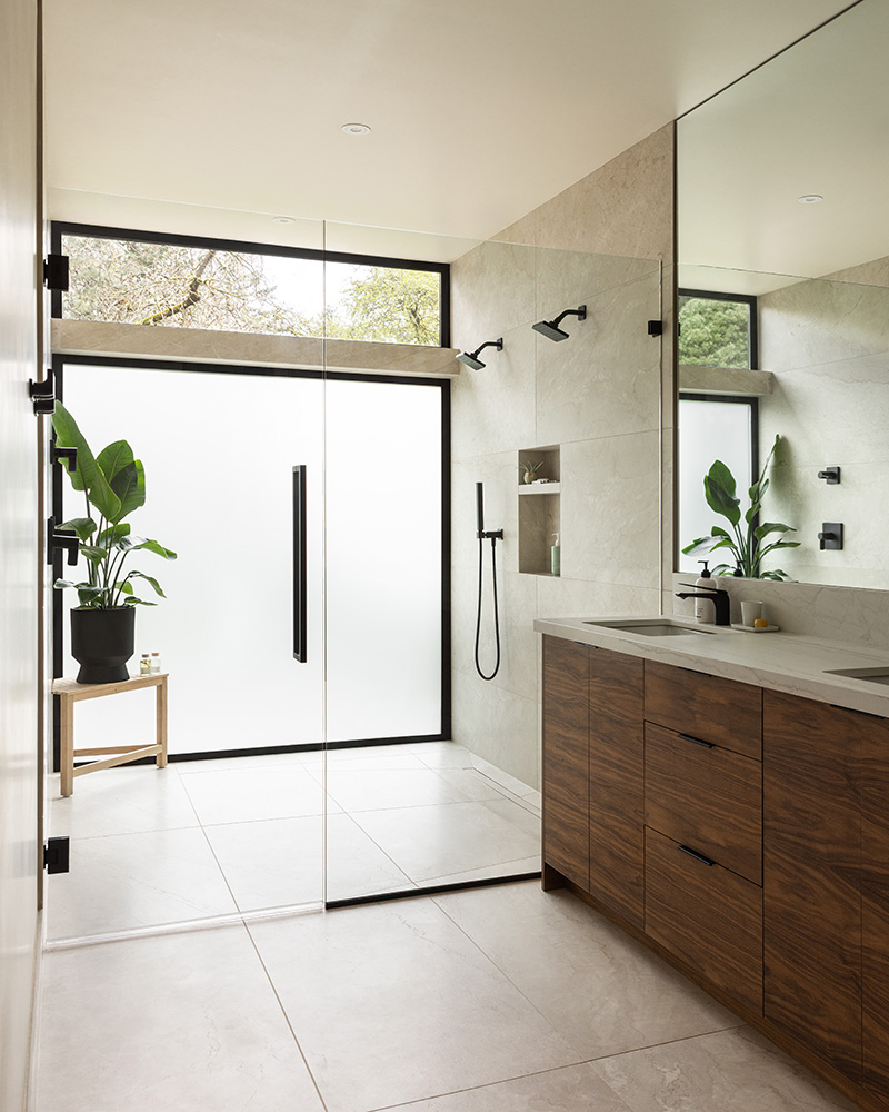 Portland Modern Oasis bathroom shower